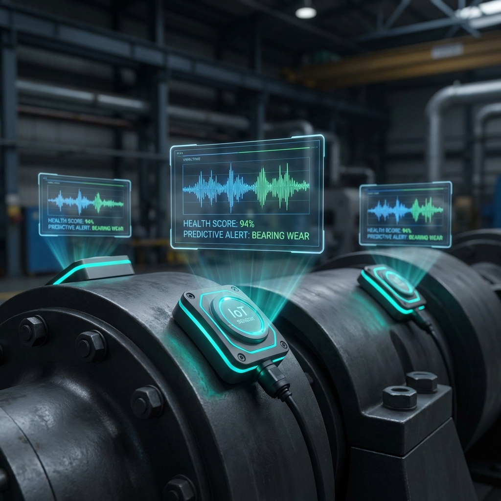 Endüstriyel Kestirimci Bakım ve IoT Sensor Sistemi